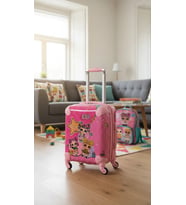 Premium Pembe ABS Çocuk Valizi