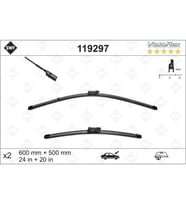 Sılecek Süpürgesı Ön Takım 600 / 500 Mm Vw A4-A5-Q3-Q5-Macan Bm 08- (Oem No: 8K1998002)