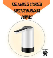 Taşınabilir Şarjlı Damacana Su Pompası Hijyenik Tasarım