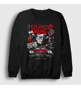Presmono Unisex Siyah Poster Misery By Stephen King Sweatshirt 524153tt