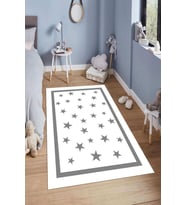 Dijital Baskılı Kaymaz Taban Yıkanabilir Kolay Temizlenir Modern Çocuk Odası Halısı NDÇ-HT-1198 (Çok Renkli)