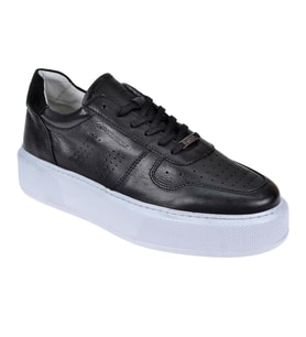 Hammer Jack Hakiki Deri Erkek Spor Ayakkabı Sneaker HJ-23020-M SİYAH