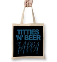 Titties N Beer Frank Zappa Bez Çanta Uzun Saplı