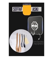 Şeffaf Yapışkanlı Askı, Mutfak Banyo Duvar Askısı, Çivisiz Pratik Kanca Seti