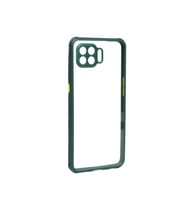 Oppo Reno 4 Lite Uyumlu Kılıf Zore Kaff Kapak (Koyu Yeşil)