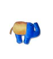 ColasFelis Hışırtılı Fil El Yapımı Kedi Oyuncağı 12 x 15 cm (Mavi)