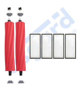 Roborock Q REVO PRO-S-MAXV Uyumlu 2 Ana Fırça 4 Filtre PKT-iasgf0000547