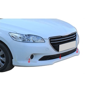 Peugeot 301 Uyumlu Ön Tampon Altı Fiber 2013 Ve Sonrası
