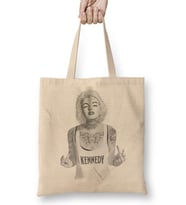 Marilyn Monroe 02 Bez Çanta Uzun Saplı