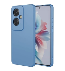 Oppo Reno 11F Kılıf First Silikon - Mavi