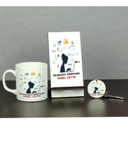 Bilgisayar Öğretmeni Üçlü Set (Kupa + Telefon Standı + Anahtarlık)