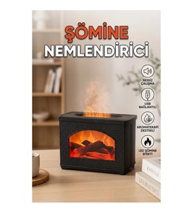 Aromaterapi Destekli Ultrasonik USB Nemlendirici 270 ml Sessiz Hava Nemlendirme Cihazı