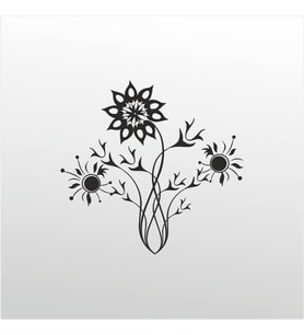 Folyo Sticker Ayçiçeği 60cm Uzunluk (Karışık)