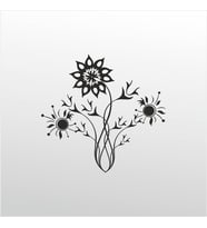 Folyo Sticker Ayçiçeği 60cm Uzunluk (Karışık)