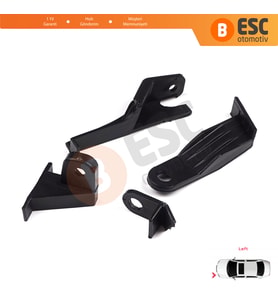 Toyota Corolla MK11 4-Kapı Sedan 2014-2016 8115002E60 İçin Sol Ön Far Ayak Tamir Seti
