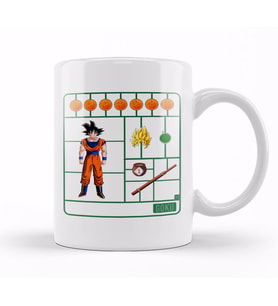 Dragon Ball Z Air Fix Model Kit Kupa Bardak Porselen