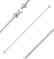 1.23ct (E-F vs) Pırlanta Suyolu Bileklik