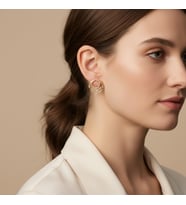 STİL İNCİSİ/XUPING JEWELRY AYIŞIĞI ZİRKON TAŞLI KÜPE