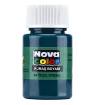 NOVA COLOR YEŞİL 30 CC ŞİŞE KUMAŞ BOYASI