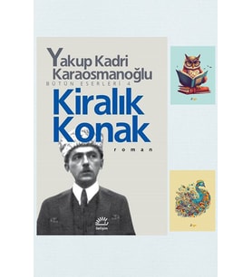 Kiralık Konak - Yakup Kadri Karaosmanoğlu - Iletişim Yayıncılık - 9789754700084 (2 NOT DEFTERLİ) (Renksiz)