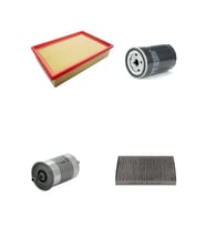 Bosch Filtre Bakım Seti Seat İbiza 2.0 1994-1998 Benzinli Hava + Yağ F + Yakıt F. + Polen Bosch