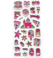 Sticker Kabartmalı Stiker Defter Planlayıcı Etiket (Lde021)-19x9cm - Pasta Kurabiye