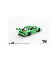 Mini GT 889 Porsche 911 GT3 R AO Racing 2024 IMSA Daytona 24 Hrs