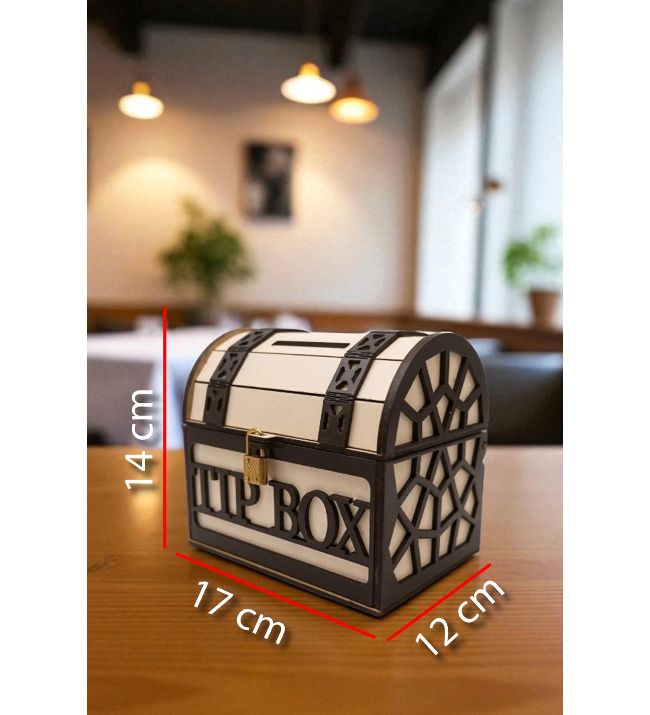 Tip Box- Bahşiş Kutusu - Kumbara “Sandık Tipi Tipbox”