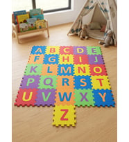 Eva Alfabe Puzzle Mat 33x33 cm 26 Harf 7 mm