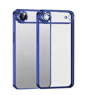 iPhone 17 Air Razer Lensli Silikon - Lacivert