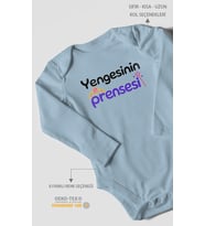 Yengesinin Prensesi Uzun Kollu Çıtçıtlı Bebek Body