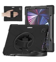 Apple İpad Pro 12.9 (2020) Kılıf Amazing Tablet Kapak - Siyah