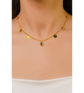 NAZAR BONCUKLU KOLYE 22 AYAR A064922