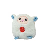 Sevimli Sesli Mini Kuzu Peluş Beyaz 10 CM - Uyku Ve Oyun Arkadaşı Peluş Oyuncak