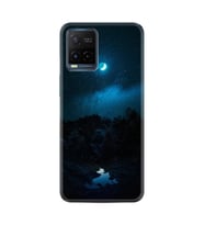 Vivo V21 Kılıf Silikon Desen Özel Seri Gece 1633