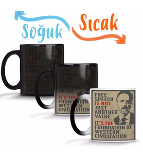 Free Speech Famous Quote Jordan Peterson Sihirli Kupa Bardak Porselen