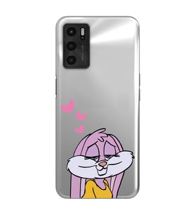 Oppo A16 / A55 Uyumlu Lola Bunny Tasarımlı Şeffaf Telefon Kılıfı