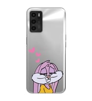 Oppo A16 / A55 Uyumlu Lola Bunny Tasarımlı Şeffaf Telefon Kılıfı