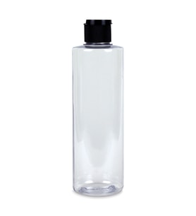 250ml şefaf plastik fliptop kapak şişe, 12 adet, açmalı kapak şişe, dezenfektan şişesi,sabun şişesi, kozmetik şişe (Şeffaf)