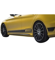 Mercedes C Serisi W205 (2015-2018) AMG Yan Marşpiyel Altı Lip (Plastik)