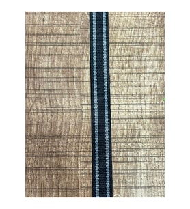 1 CM SİYAH BEYAZ ÇİZGİLİ DEKORATİF AKSESUAR ŞERİT (1 METRE)