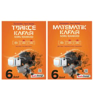 KAFA DENGİ YAYINLARI 6. Sınıf Türkçe + Matematik Kafası Soru Bankası