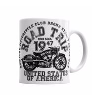 Vintage Motosiklet  Kupa Bardak Porselen