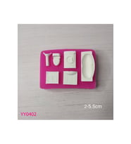 YY0402 Minyatür Banyo Seti Silikon Kalıp
