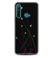 Realme 5i 5 Pro 6i 7 Pro 8 Kılıf Desemli Silikon Line Planet 1736