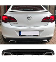 Opel Astra J Sedan Siyah Difüzör Çiftli Kare Egzoz Görünümlü D Tip Difizör