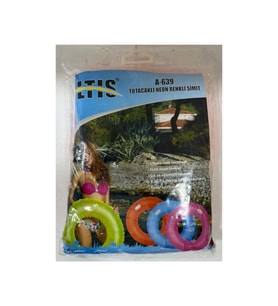 Tutacaklı Neon Renkli Simit 120 cm