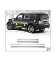 Dodge Nitro Krom Yan Kapı Çıtası 4 Kapı 2007 Üzeri Paslanmaz Çelik