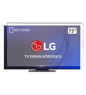 LG 75QNED9MA6B TV EKRAN KORUYUCU - LG 75" inç 190CM QNED KIRILMAZ TV Koruyucu