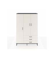 Hyperion Gardrop 6 Raflı 3 Çekmeceli Tek Askılı 132x44x195 Antrasit-Aytaşı